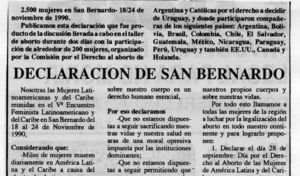 1990 - Decaración San Bernardo